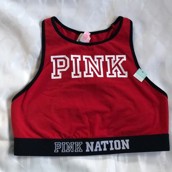 PINK Victoria's Secret Other - NWT Pink Nation Red Sport Bra